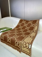 GUCCI GG Logo 100 Cashmere Scarf