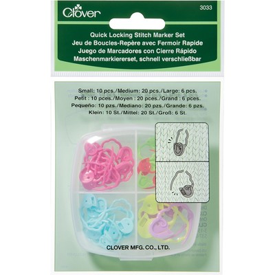 Clover Schnellverschluss Stichmarkierer Set 36/Pkg3033