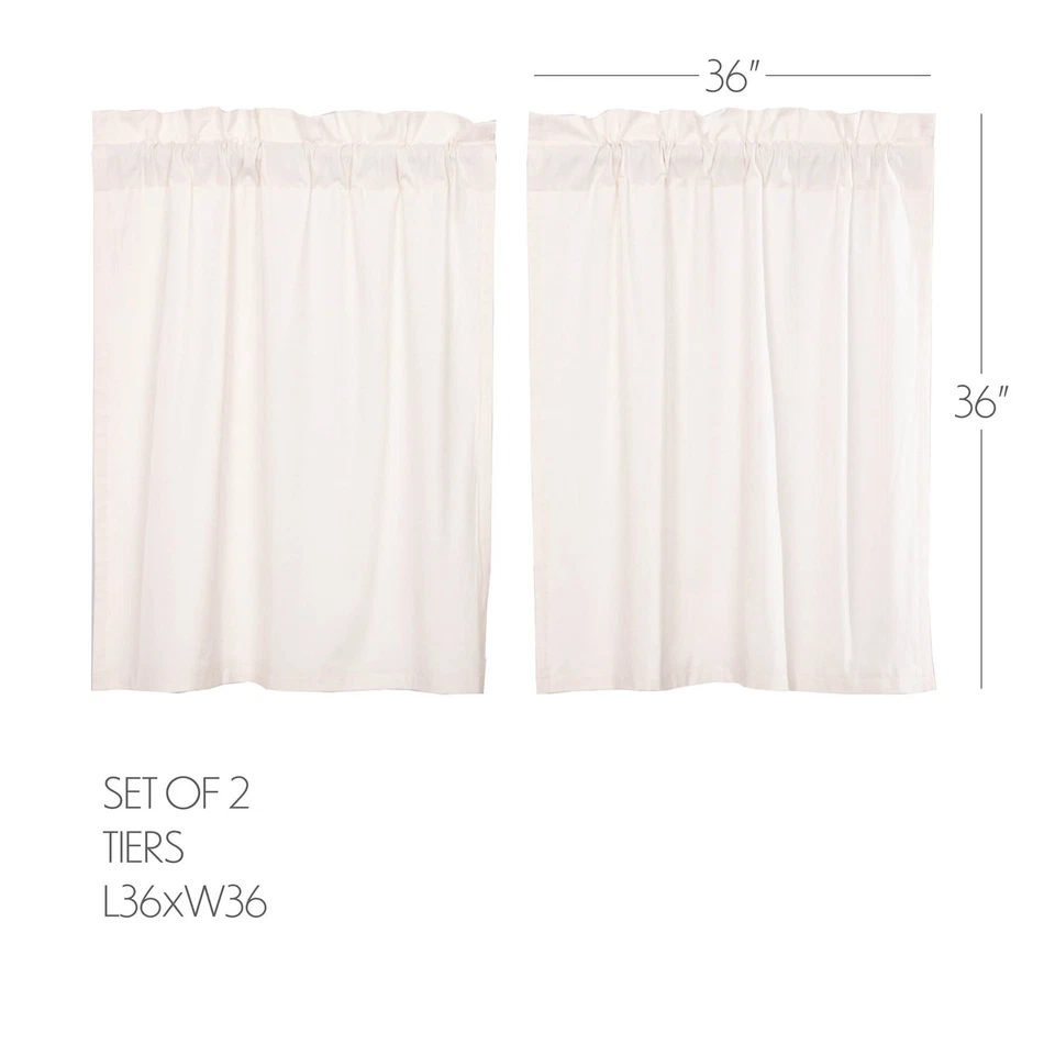 Juego blanco antiguo de lino Simple Life (2 botines 36x16; 2 niveles 36x36) marcas VHC Foto 4 de 4