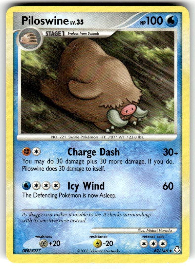Piloswine 69/146 - Legends Awakened - Uncommon - Pokemon Card TCG 