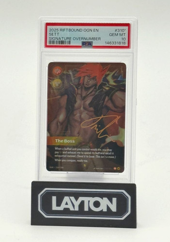 Sett, The Boss graded PSA 10 for sale on eBay