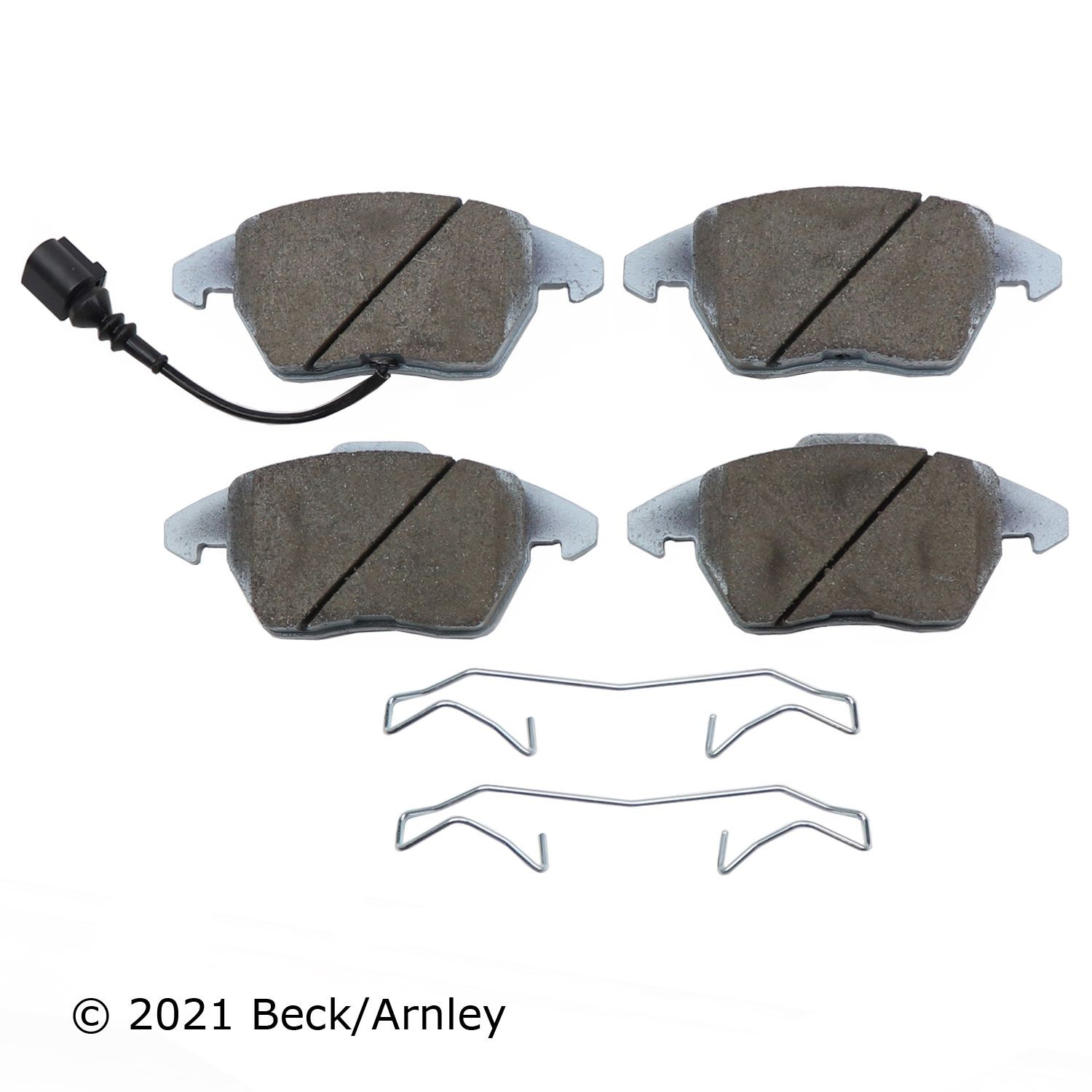 Beck Arnley 085-6763 Disc Brake Pad Set For Select 05-17 Audi Volkswagen Models