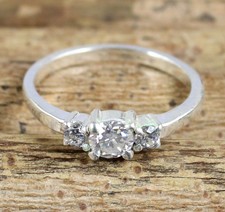 Anello donna solitario diamante bianco taglio tondo 1,12 ct certificato regal...