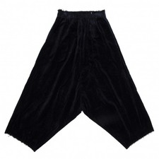 COMME des GARCONS Dyed Pile Dropped Crotch Pants Size S K-131796 