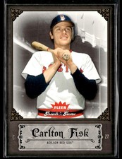 2006 Fleer Greats of the Game #21 Carlton Fisk PewterWhite Sox Card 3601R