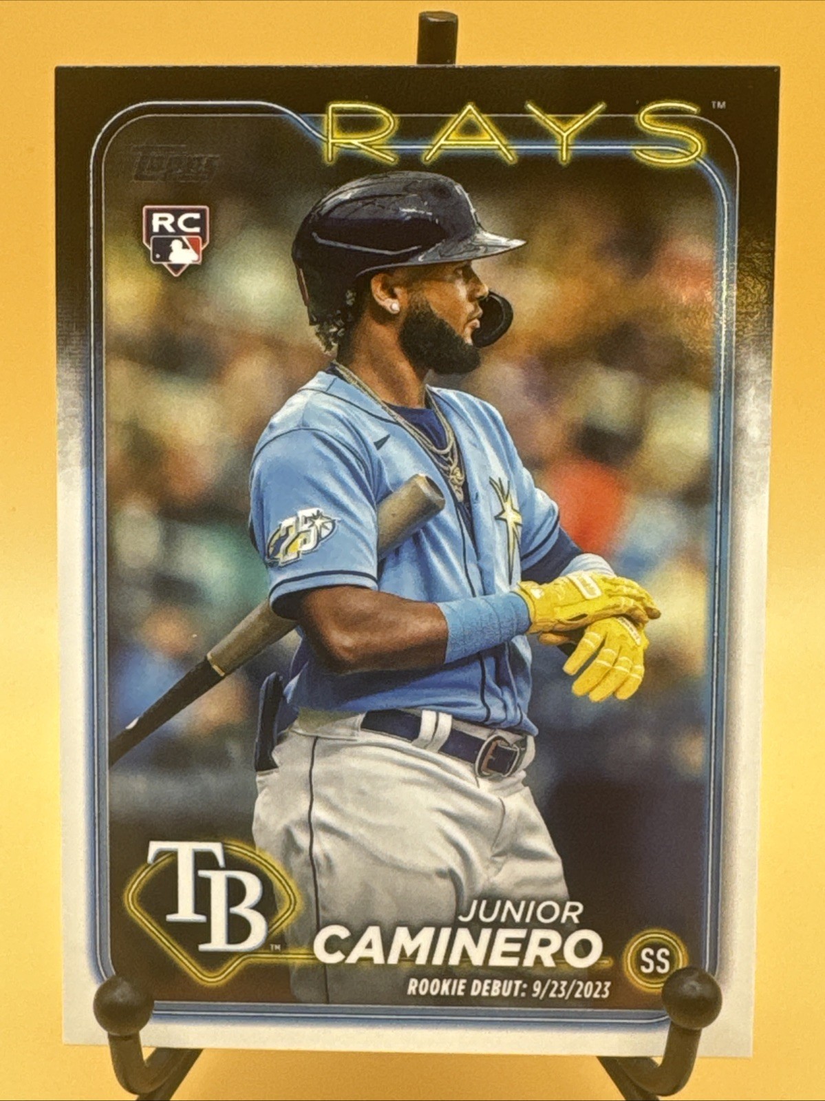 2024 Topps Update Series Rookie Debut Junior Caminero #US223 Tampa Bay Rays RC