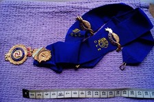 MASONIC  R.A.O.B  GLE PRIMO  COLLER JEWEL WITH SASH
