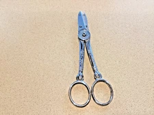 Antique CLAUSS Garden Club Rose Grape Shears Scissors Fremont Ohio USA