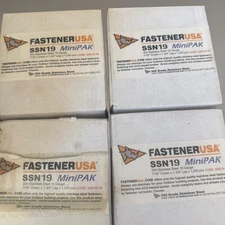 1" -3/4”LEG x 7/16" STAPLES | SSN19-1M MiniPAK Fasteners Lot Of 4