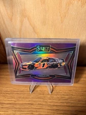 Carson Kvapil 2025 Panini Select Prizm Purple /85 #199 NASCAR Xfinity Rookie