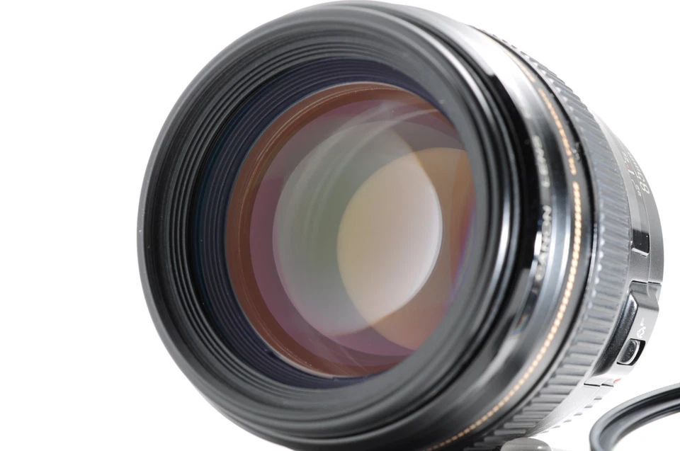 Canon EF 85mm F/1.8 USM obiettivo per attacco EF con cappuccio filtro obiettivo tappo F/R -COME NUOVO- JP - Immagine 2 di 4