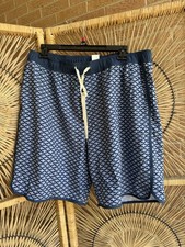 Fair Harbor Lined Performance Blue Swim Trunks 8  Inseam Men  s XL