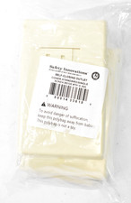 6 Pack Self Closing Baby Proof Outlet Covers Beige Finish Wall Mounted Set
