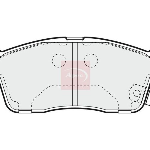 Nissan Pixo UA0 2009 BremsbeläGe Vorne (R90) PAD1111-image