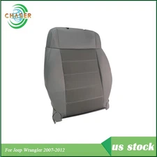 For Jeep Wrangler 2007-2012 Gray Front Passenger Top Seat Cover Replacement