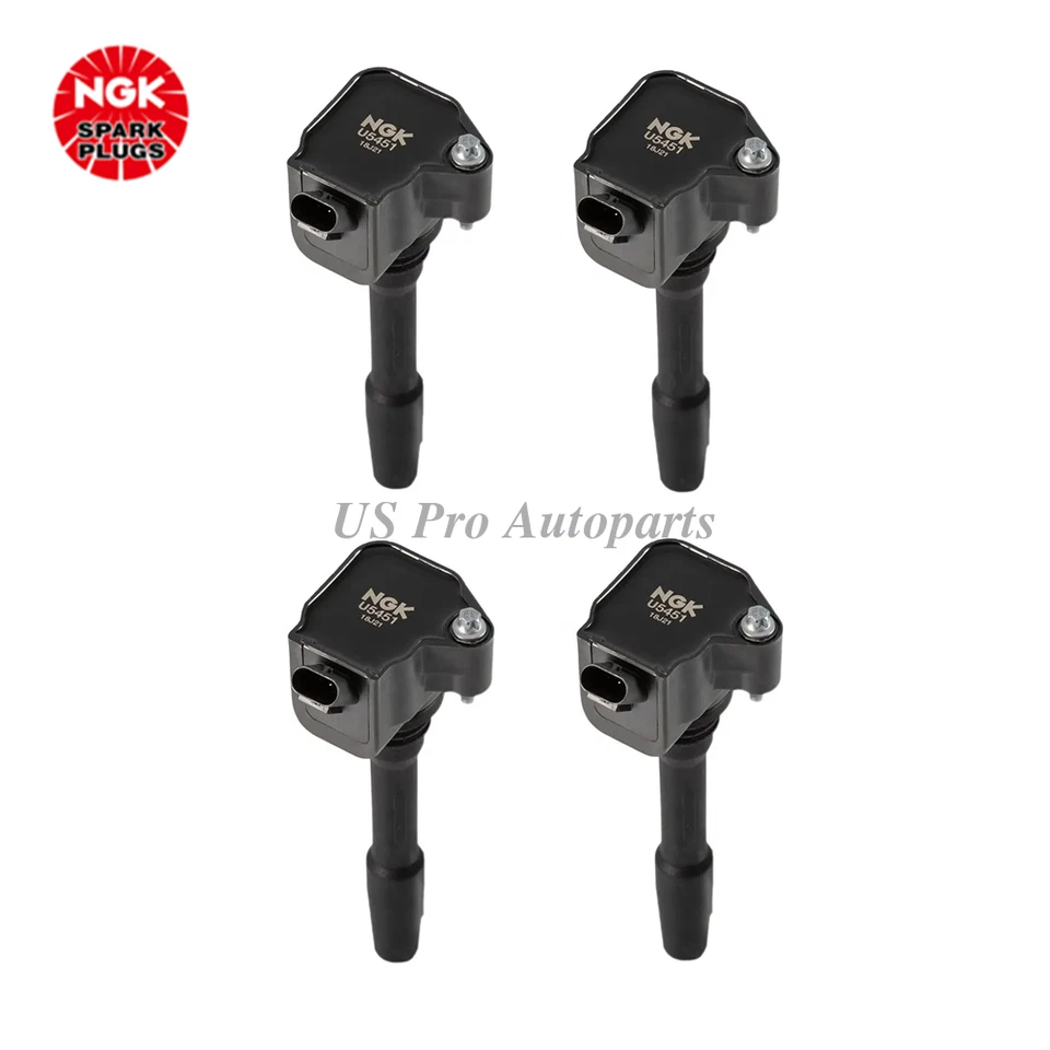 For BMW 330i 330e 530i 430i X1 X2 X3 X4 Z4 12138678438 4x NGK Ignition Coil OEM - Image 2 of 4