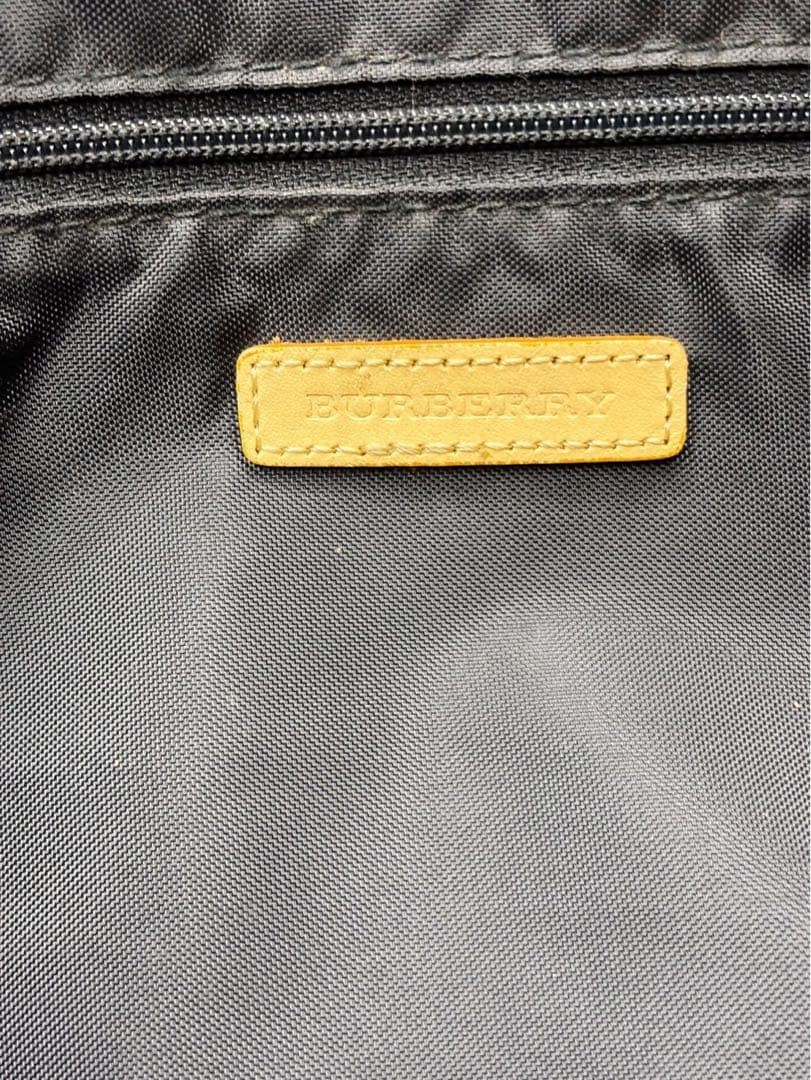 Burberry M04 Handbag Three Compartment Purse Luxury Bag Authentic Rare image 10
