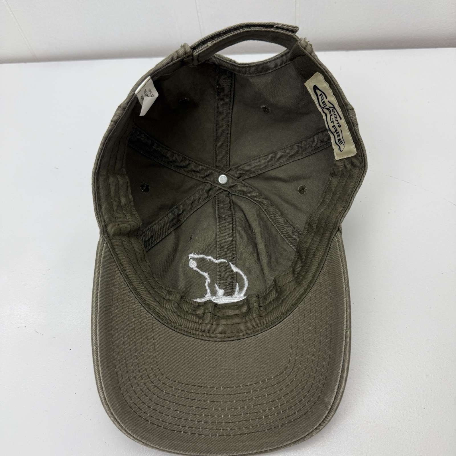 Bear Archery Hat Cap Brown Strapback Adjustable E… - image 10