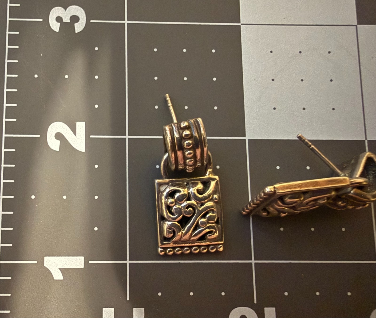 Sterling Silver Scroll Earrings - image 5