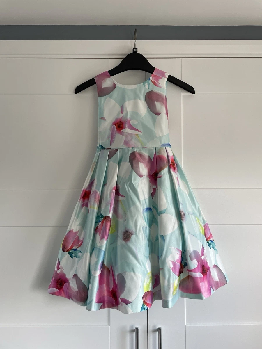 Robe Fleurie John Rocha - Taille 10, Coupe Petite - Occasion Très Bon état