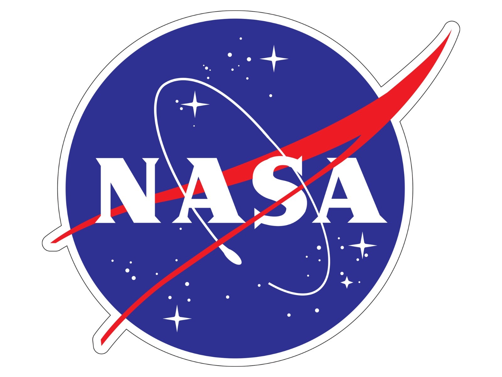 NASA Sticker Vinyl Decal | Choose Size space Premium Outdoor Weatherproof