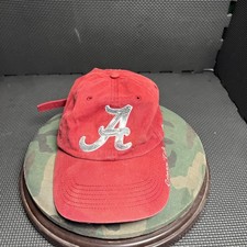 Alabama Crimson Tide 47 Brand Red Adjustable Hat With Embroidered "A" Logo Cri