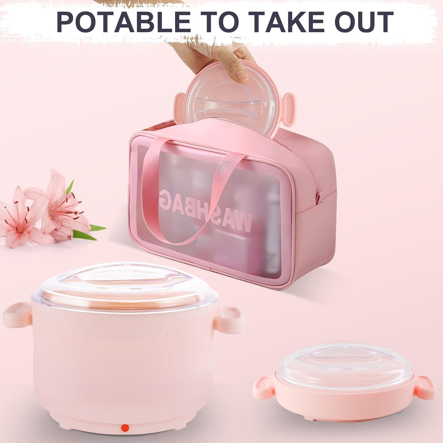 16.9oz Portable Electric Wax Warmer - Fast Heating Heater for Hard &... 