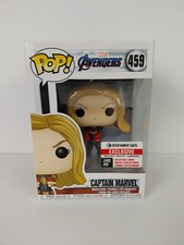 Funko POP EXCLUSIVE Captain Marvel 459 Avengers Endgame w/ Card Pack w Protector