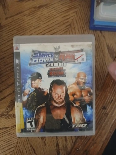 THQ WWE Smackdown Vs. Raw 2008 Featuring ECW PlayStation 3 Wrestling Game