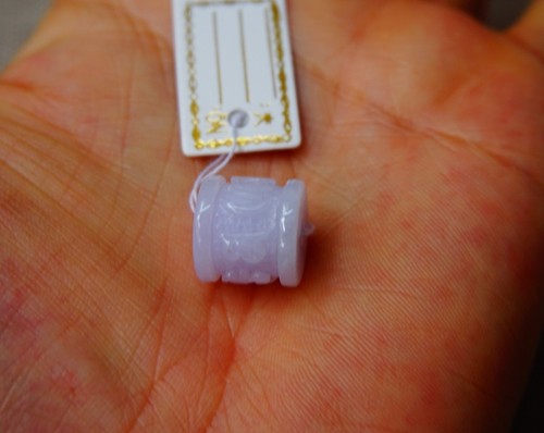 Certified 100% Natural Grade A Jadeite Jade with six words Pendant 798 - Picture 5 of 12