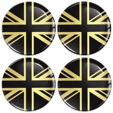 3D Domed Wheel Center Stickers – Centre Cap Gel Decals – Made in EU | A 95
