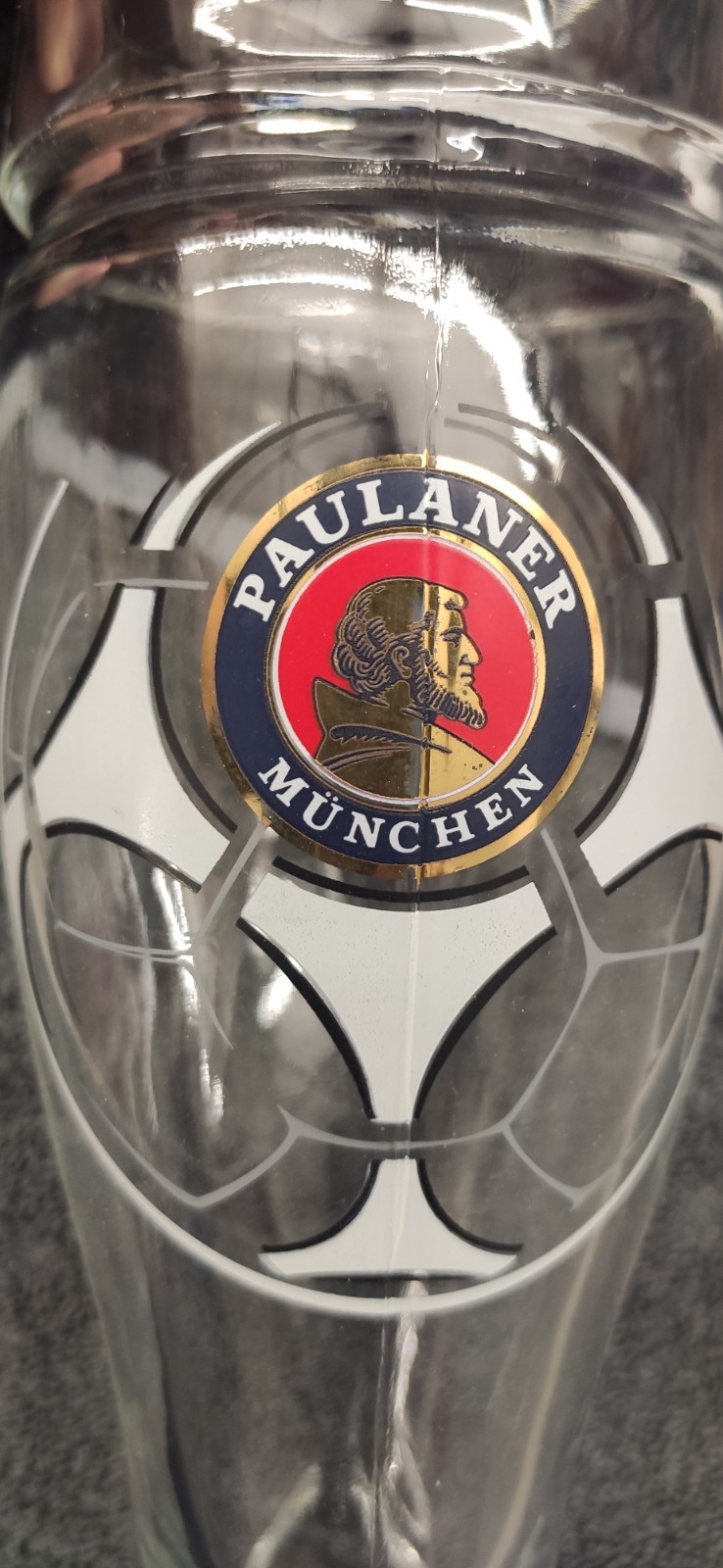 Bierglas - 4 Bierstiefel - Paulaner München - 0,5 Liter Stiefel (NEUZUSTAND)