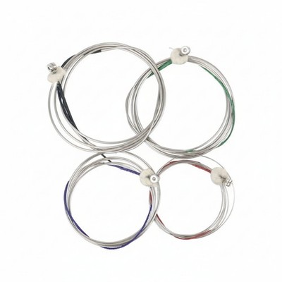 Nickel Wound Bass Guitar Strings Hexagonal Interior Construction for Practice