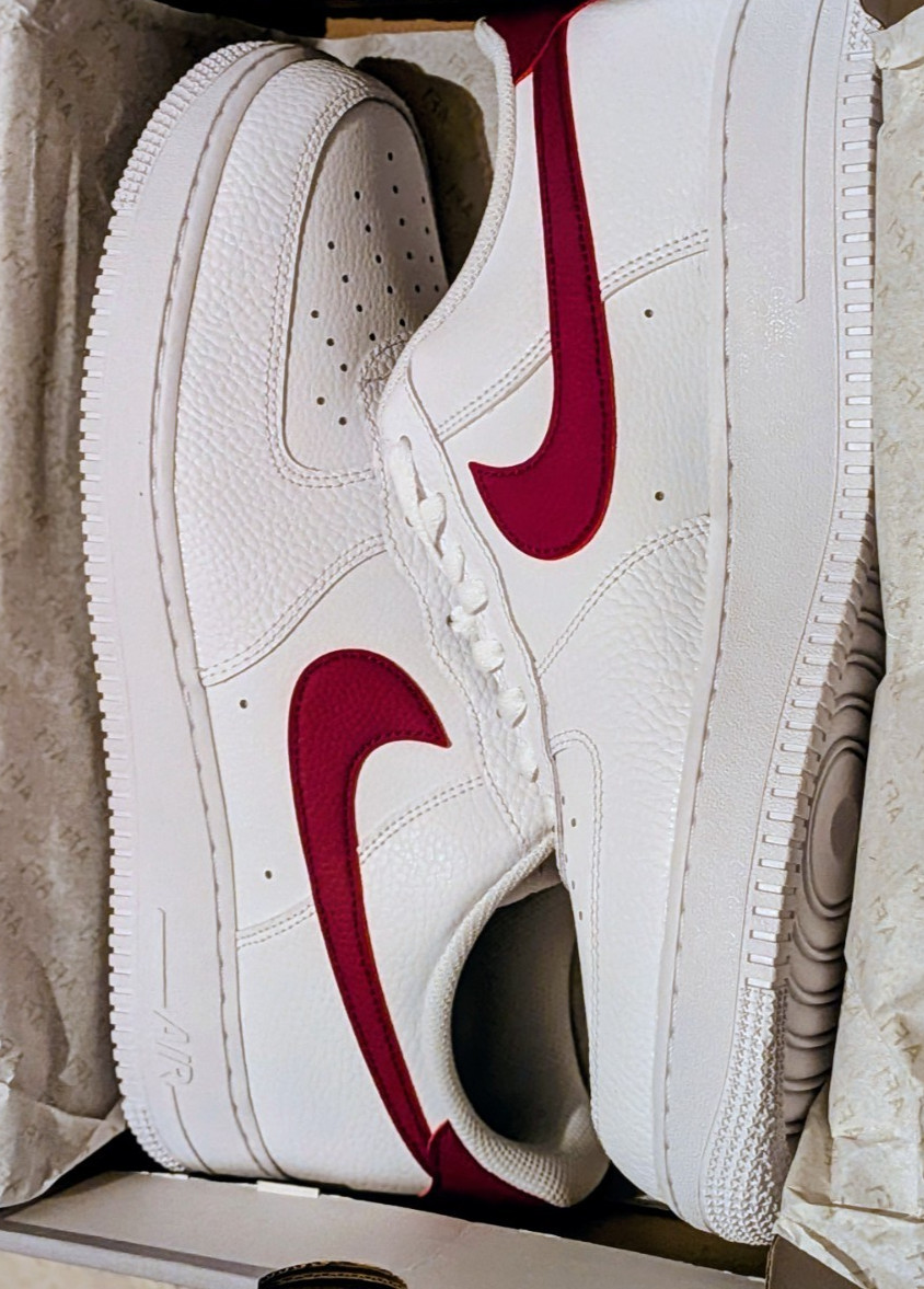 Size 11.5 - Nike Air Force 1 '07 Low - White Team Red - Brand New