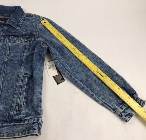 Members Only x Nickelodeon SpongeBob Patrick Jean Denim Trucker Jacket Mens M - Picture 9 of 11