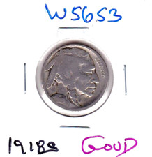 KAPPYSCOINS  W5653 1918S  GOOD BUFFALO NICKEL FILL THAT HOLE TODAY