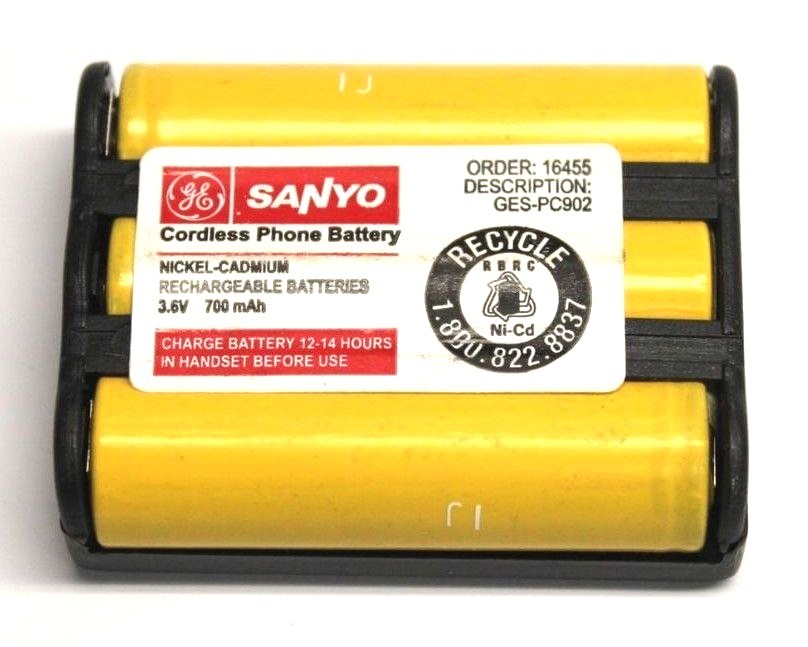 GE GESPC902 Cordless Phone Battery Pack Rechargeable 3.6V 700mAh NiCd