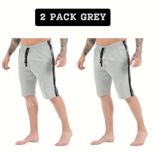 PACK 2 &3 MENS LOUNGE WEAR SHORTS PJS NIGHTWEAR PYJAMA BOTTOM CASUAL PANTS S-2XL - Picture 7 of 14