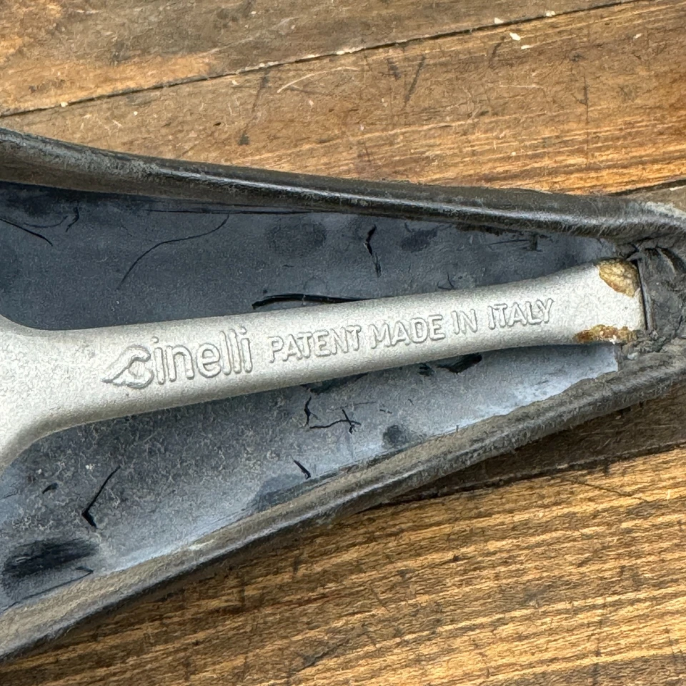Sillín de asiento vintage Cinelli Única Nitor Unicanitor Brevattata Milano Italia Foto 2 de 4