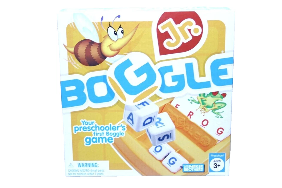 Boggle Jr Educational Preschool Spelling Word Game Parker Brothers Complete - Image 2 of 4