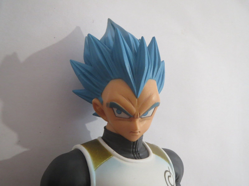 DRAGON BALL SUPER THE VEGETA SUPER SAIYAN BLUE BANPRESTO MASTER STARS 2016 USADO - Imagen 15 de 24