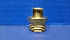 Garden Hose Solid Brass Adapter Connector Coupler 3/4" Male GHT X 3/8" Male NPT