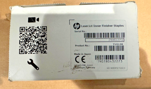 Compatible HP J8J96A Y1G13A Staples. 1 Box. Total 3 Cartridges, 15k Staples