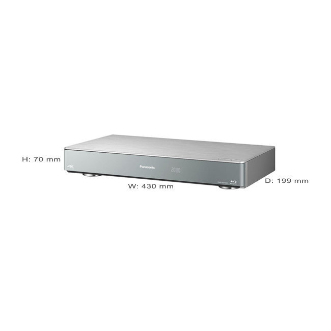Panasonic DMRBWT955GL Smart Network 3D BluRay DVD Disc Recorder with