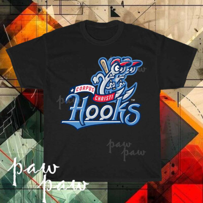 New Corpus-Christi-Hooks Logo Men's T-shirt funny size S to 5XL