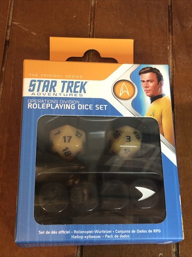 Star Trek Adventures RPG Dice Set: Operations Division Revised New