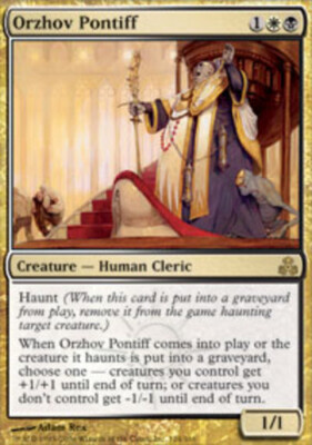 Carte MTG Rare Carte Magic : Orzhov Pontiff - Extension Guildpact - Rare - Jeu De Cartes Collectionnables MTG Carte Magic Gathering