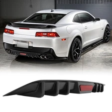 Car Rear Bumper Diffuser Spoiler Shark Wing Lip For Chevrolet Camaro ZL1 SS LT