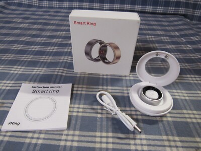 Smart Ring JRing Health Tracker with APP Size 10 (Open Box) FAST FREE SHIPPING.