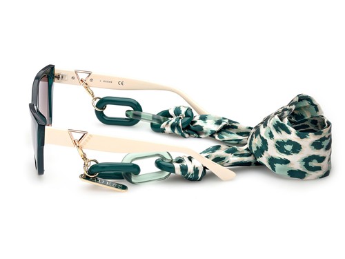 Guess Sunglasses GU7816 96F Green brown Woman - 第 3/3 張圖片